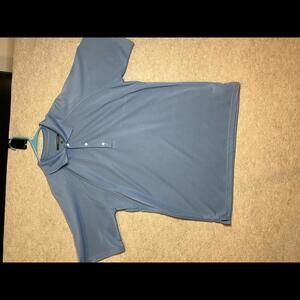 Greg Norman Men's Performance Polo Shirt - XL - Light Blue